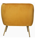 ATMOSPHERA CREATEUR D'INTERIEUR ATM-179149B Fauteuil Velours Leria Ocre Atmosphera, cm