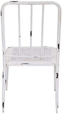 Better Best & 1402042-Chaise de Jardin avec Dossier à barreaux-Blanc