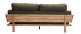 Miliboo Canapé scandinave 3 Places déhoussable Kaki KYO