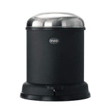 Vipp 1304 Poubelle, Acier Inoxydable, Noir, 4 l