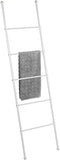 Wenko 22508100 Échelle Porte-serviettes Viva - porte-vêtements, Acier, 43 x 156,5 x 3,5 cm, Blanc