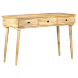 vidaXL Table Console Table de Couloir Table d'Entrée Table sous Miroir Salon Salle de Séjour Maison Intérieur 120x50x78 cm Bois de Manguier Massif
