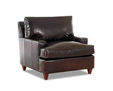 Fauteuil en cuir Pyrgos