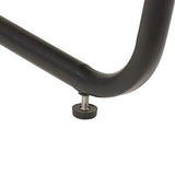 IDIMEX Chaise de Salle à Manger Albedo Imitation rotin, Fauteuil d'intérieur ou d'extérieur pour Jardin en polyrattan résistant aux UV et Acier Anti-Rouille laqué Noir, avec 2 Coussins Gris