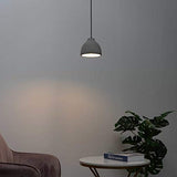 KOSILUM - Suspension béton ciment gris - Exo - Lumière Blanc Chaud Eclairage Salon Chambre Cuisine Couloir - 1 x 60W - - E27 - IP20