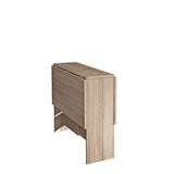 Table Pliante Contemporain avec 2 Abattants Chêne Naturel 103 x 76 x 73,4 cm, 2050A3400X00