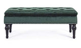 PEGANE Banc conteneur Coloris Vert foncé - L 108.5 x P 43 x H 45 cm