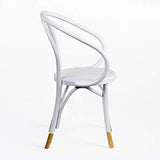 SKLUM Chaise Teno avec accoudoirs Blanc - (Plus de Couleurs)