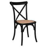 Chaise Isak - hêtre - Noir - Atmosphera créateur d'intérieur