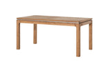 LoftStory Table de salle à manger extensible en chêne Monténégro 40, 160-250 x 90 x 78 cm, bois massif chêne, idéale pour la cuisine, le salon, les meubles style nordique, couleur chêne rustique
