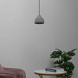 KOSILUM - Suspension béton ciment gris - Exo - Lumière Blanc Chaud Eclairage Salon Chambre Cuisine Couloir - 1 x 60W - - E27 - IP20