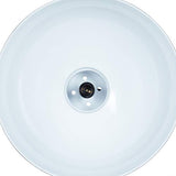 Relaxdays 10020870 Lampe à suspensions style industriel Shabby luminaire de plafond métal diamètre 40,5 cm LED, gris