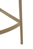 CLP Lot De 2 Tabourets de Bar Air en Plastique I Chaise Haute Intérieur Extérieur avec Dossier Et Repos-Pieds, Couleur:Boue