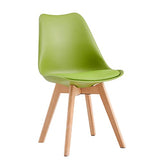 mcc direct Lot de 2 chaises de salle à manger, de cuisine, de bureau, design Eva (vert)