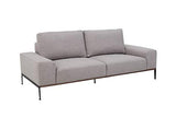 Marque Amazon - Movian 2 places - Canapé en tissu, style moderne, beige