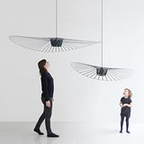Suspension RéTro Vertigo Salon Lustre, Fibre De Verre + PolyuréThane De Chapeau Design Moderne Salon Cuisine Salle De Bain ÉClairage DéCoratif, E27 (diamètre 80cm)