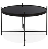 Alterego Table Basse 'Kolos Medium' Noire