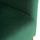 SEPNINE Fauteuil en Velours, Fauteuil en Velours de Style Vintage, Fauteuil de Salon, pour Le Salon, Le Bureau, la Chambre à Coucher