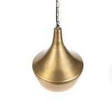 QAZQA Rétro Suspension/Lustre/Luminaire/Lumiere/Éclairage Vintage ronde Dorée - Duke C Métal Doré Rond E27 Max. 1 x 40 Watt/intérieur/Salon/Cuisine