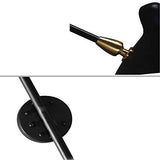 Nordic Araignée Serge Mouille Lampadaire Modeling Lampadaire Chambre Simple Industriel Salon LED Sol Luminaire (Body Color : Black, Lampshade Color : 3 Heads Floor Black)