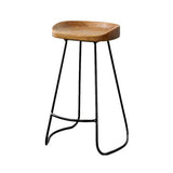 Chaise De Salle À Manger En Bois Avec Dessus En Métal, Style Rustique Vintage Et Design De Cuisine, Design De Bar, Style Industriel LEBAO (taille : C)