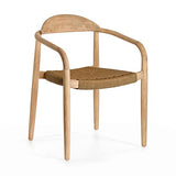 Kave Home - Chaise Nina Beige Eucalyptus FSC 100%
