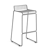 mds La Chaise Haute HEE par Hay VIT Aussi Bien Indoor qu'outdoor - Noir - Hauteur d'assise 65 cm