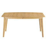Miliboo Table à Manger Extensible scandinave en Bois Clair L150-200 Leena