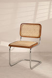 Sensoreve - Chaise de Salle à Manger en rotin, cannage en Canne de rotin, Cadre en Bois (Bois Marron)