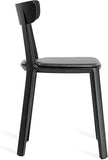 TOOU Chaises de Salle à Manger Chaise de Cuisine au Design rétro est antichute et antirouille pour la Cuisine, Le Salon, la Salle à Manger, etc. Charge maximale:122 kg