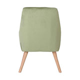 Prague Fauteuil en Velours Vert