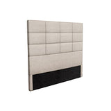 Tête de lit Moderne en Tissu Beige Naturel L160 cm Anatole