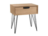 Macabane MCH3560010 Table, Bois, Tiroir, 48cm X 34cm
