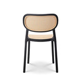 Kosmi - Chaise de Salle à Manger Noire au Style Vintage