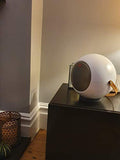UB+ Enceinte Bluetooth Eupho E2 Légère - Haut-Parleur Connecté Portable - Autonomie 30 h - Basses Puissantes - Speaker sur Pied ou de Table - Baffle Intérieur et Extérieur - Port USB - Blanc