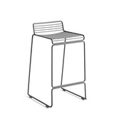 mds La Chaise Haute HEE par Hay VIT Aussi Bien Indoor qu'outdoor - Noir - Hauteur d'assise 65 cm