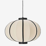 NAMFMSC E27 Source de lumière Simple tête Ronde Simple Suspension Japonaise rétro Classique Lanterne Tissu Lustre Abat-Jour Plafond Suspension Suspension Lampe Restaurant Bar éclairage luminaires