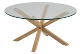 Marque Amazon - Movian Zala - Table basse, 82 x 82 x 40 cm (longueur x largeur x hauteur), Marron