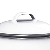 Kitchen Craft LNENSTORE Boîte de Rangement, Acier, Blanc/Gris, 9 x 12 x 16 cm