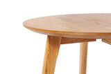 Homexperts Lina Table Basse, Chêne, Marron, D 50, H 40 cm