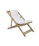 BigBuy Home Chaise Longue en Bambou (136 x 59 x 63 cm) Taille Unique