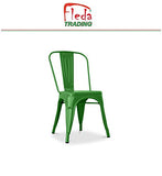 Fleda TRADING Chaises en métal de Style Industriel-Chic Package DE 4 Pieces Tolix Design Couleurs Mixtes