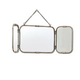 Loberon Miroir Kacey - Laiton, Verre de Miroir - H/L/P env. 29/79 / 1.5 cm - argenté