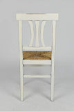 t m c s Tommychairs - Set 4 chaises Artemisia pour Cuisine, Bar et Salle à Manger en Style Shabby Chic, Structure en Bois de hêtre Vieilli à la Main et Assise en Paille
