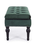 PEGANE Banc conteneur Coloris Vert foncé - L 108.5 x P 43 x H 45 cm