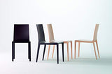 I.T.F. Design SRL Leeann Chêne naturel Lot de 2 chaises Dimensions : L. 42 P. 41 H. 85 cm. Fabriqué en Italie.