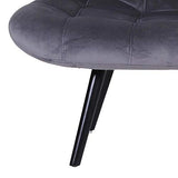 Lot de 2 fauteuils Danios Velours Gris