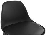 Générique Tabouret de Bar Design Turel Black 42x48x102 cm