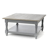 Amadeus Table Basse Bois Gris, d'ingénierie, Unique