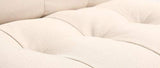 Miliboo Fauteuil scandinave en Tissu Naturel et chêne Yumi